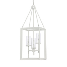 Golden 2073-3P NWT-CLR - Golden Lighting Smyth 3-light Pendant in Natural White